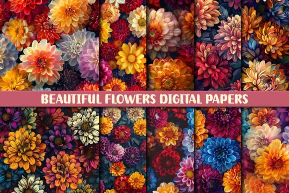 Beautiful Flower Backgrounds: High-Quality Digital Assets for Creative Projects