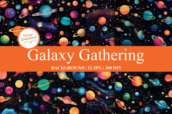 Cosmic Creativity: Leveraging Galaxy Gathering Backgrounds