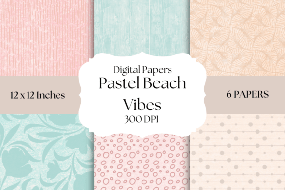 Crafting Serenity: A Designer's Guide to Pastel Beach Vibe Backgrounds