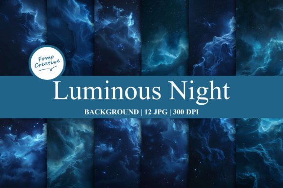 Luminous Night Backgrounds: Elevate Your Digital Designs