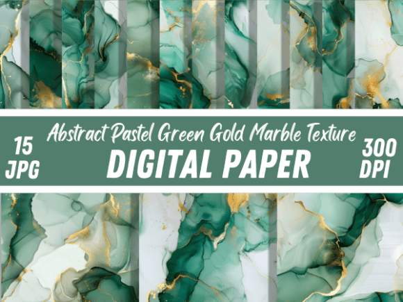 Pastel Green Gold Marble Backgrounds: A Designer's Guide