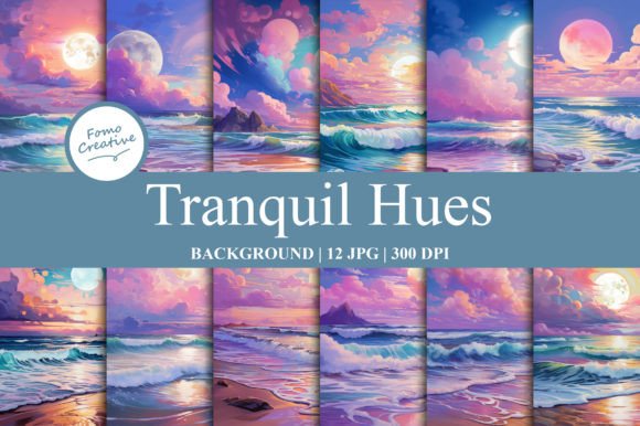 Tranquil Hues Backgrounds: A Foundation for Calm Design
