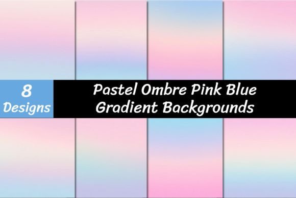 Transform Your Projects with Pastel Pink Blue Gradient Backgrounds