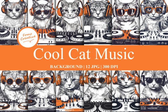 Unleash Creative Energy with Cool Cat Music Backgrounds