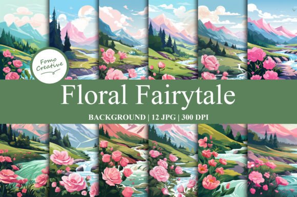 Unlock Enchantment: Using Floral Fairytale Backgrounds