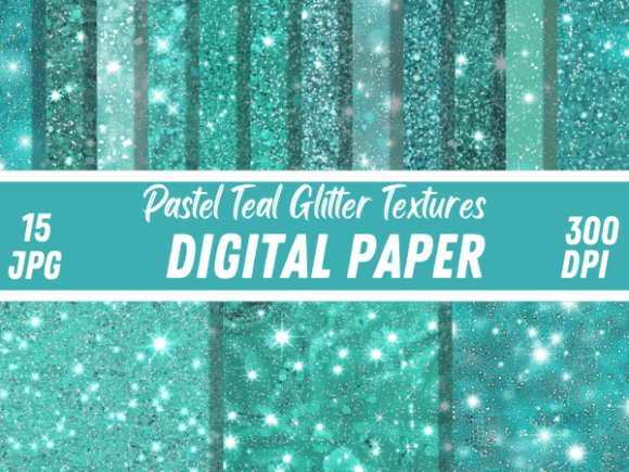 Unlocking Creative Potential with Pastel Teal Glitter Sparkle Backgrounds